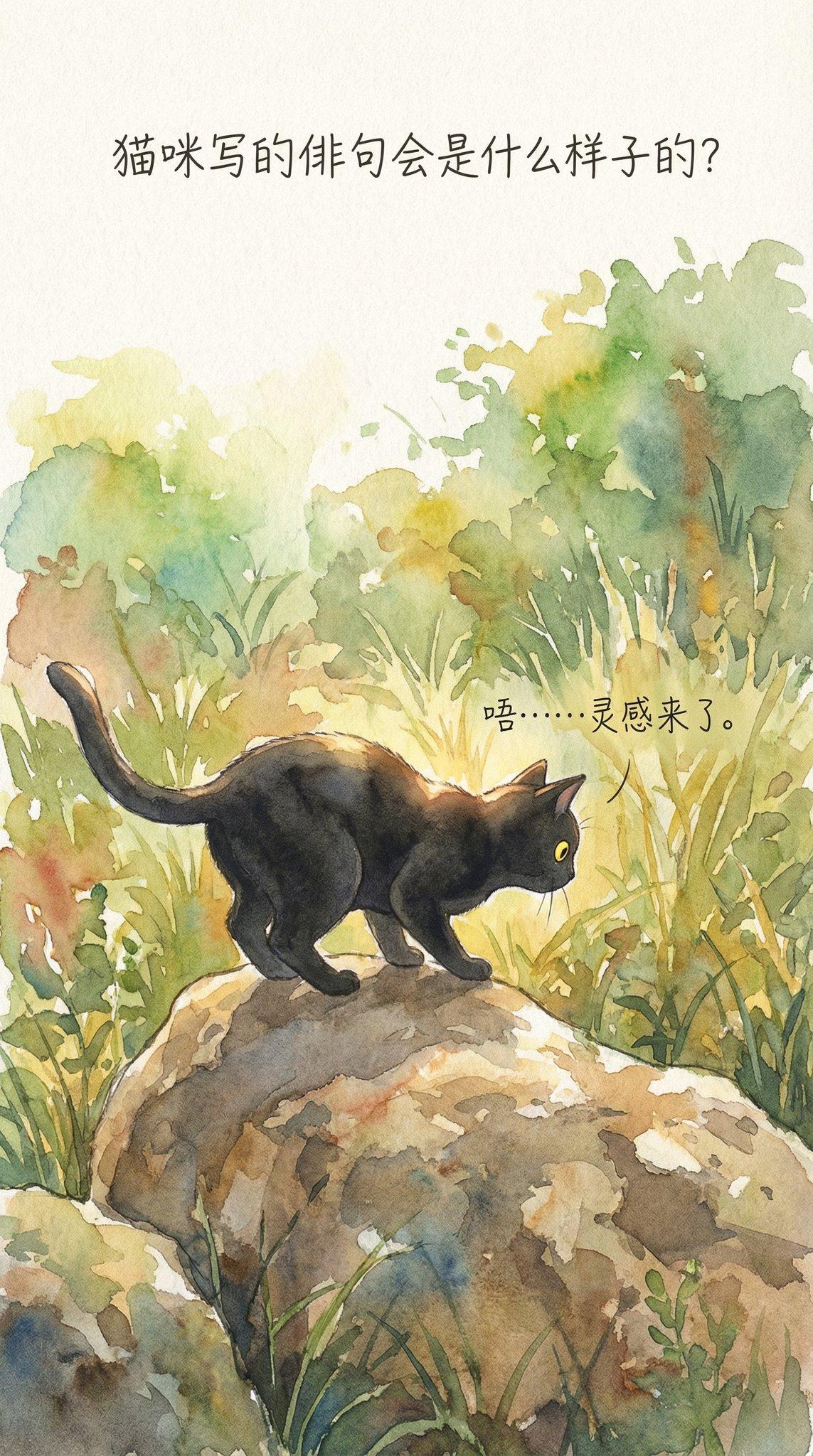 猫咪写的徘句会是什么样子的？唔…灵感来了。